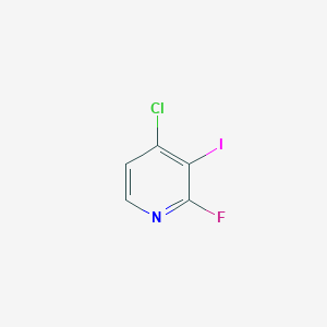 molecular formula C5H2ClFIN B2890852 4-Chloro-2-fluoro-3-iodopyridine CAS No. 1211590-40-7