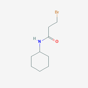 molecular formula C9H16BrNO B2890856 3-bromo-N-cyclohexylpropanamide CAS No. 33257-32-8
