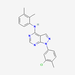 molecular formula C20H18ClN5 B2890869 1-(3-chloro-4-methylphenyl)-N-(2,3-dimethylphenyl)-1H-pyrazolo[3,4-d]pyrimidin-4-amine CAS No. 890892-10-1