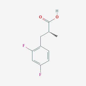 molecular formula C10H10F2O2 B2890889 (2R)-3-(2,4-Difluorophenyl)-2-methylpropanoic acid CAS No. 2248202-51-7