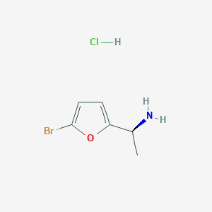 molecular formula C6H9BrClNO B2890890 (S)-1-(5-溴呋喃-2-基)乙胺盐酸盐 CAS No. 2241594-47-6