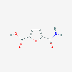 molecular formula C6H5NO4 B2890972 5-氨基甲酰基呋喃-2-羧酸 CAS No. 54022-78-5