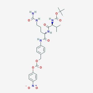 molecular formula C30H40N6O10 B2890973 Boc-Val-Cit-PAB-PNP CAS No. 870487-10-8