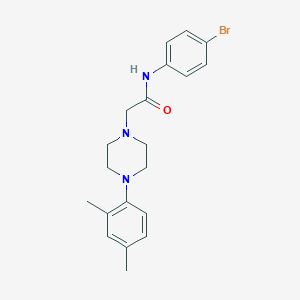 molecular formula C20H24BrN3O B289101 N-(4-bromophenyl)-2-[4-(2,4-dimethylphenyl)piperazin-1-yl]acetamide 