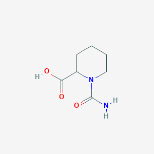 molecular formula C7H12N2O3 B2891039 1-Carbamoylpiperidine-2-carboxylic acid CAS No. 141102-33-2