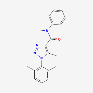 1-(2,6-dimethylphenyl)-N,5-dimethyl-N-phenyl-1H-1,2,3-triazole-4-carboxamide