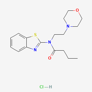 N-(benzo[d]thiazol-2-yl)-N-(2-morpholinoethyl)butyramide hydrochloride