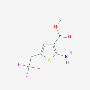 Methyl 2-amino-5-(2,2,2-trifluoroethyl)thiophene-3-carboxylate