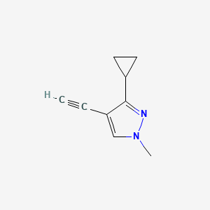 3-Cyclopropyl-4-ethynyl-1-methyl-1H-pyrazole