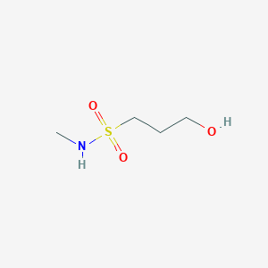 molecular formula C4H11NO3S B2891155 3-hydroxy-N-methylpropane-1-sulfonamide CAS No. 1267971-35-6