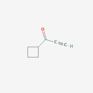 molecular formula C7H8O B2891166 1-Cyclobutylprop-2-yn-1-one CAS No. 1466042-76-1