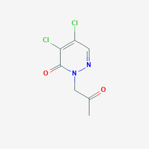 4,5-Dichloro-2-(2-oxopropyl)pyridazin-3-one