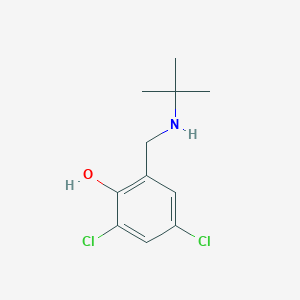 2-[(Tert-butylamino)methyl]-4,6-dichlorophenol