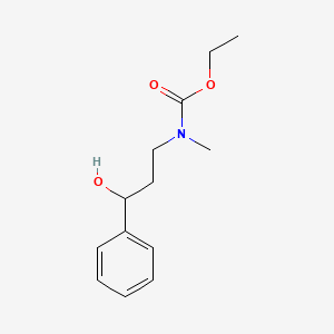 ethyl N-(3-hydroxy-3-phenylpropyl)-N-methylcarbamate