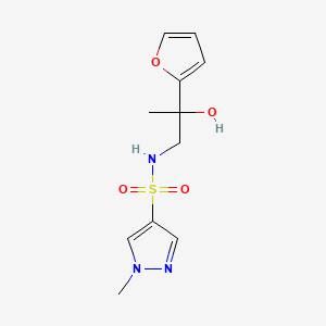 N-(2-(furan-2-yl)-2-hydroxypropyl)-1-methyl-1H-pyrazole-4-sulfonamide