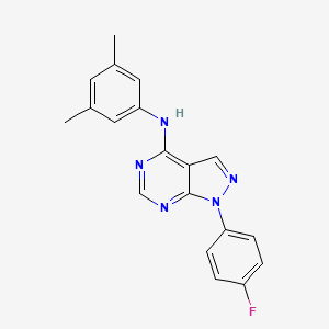 N-(3,5-dimethylphenyl)-1-(4-fluorophenyl)-1H-pyrazolo[3,4-d]pyrimidin-4-amine