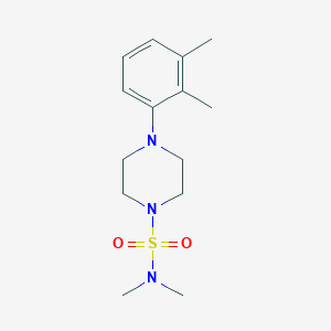 molecular formula C14H23N3O2S B289127 4-(2,3-dimethylphenyl)-N,N-dimethylpiperazine-1-sulfonamide 