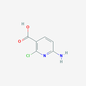 molecular formula C6H5ClN2O2 B2891278 6-氨基-2-氯烟酸 CAS No. 1060811-66-6