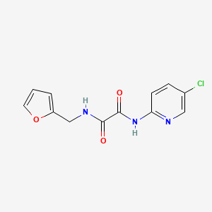 molecular formula C12H10ClN3O3 B2891310 N1-(5-氯吡啶-2-基)-N2-(呋喃-2-基甲基)草酰胺 CAS No. 920376-19-8