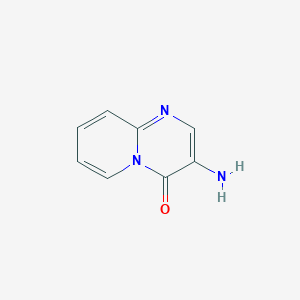 molecular formula C8H7N3O B2891318 3-Amino-4H-pyrido[1,2-a]pyrimidin-4-one CAS No. 98165-73-2