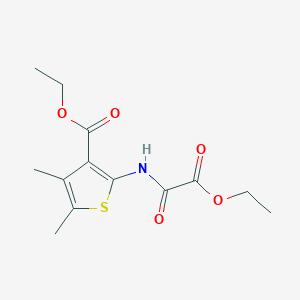 molecular formula C13H17NO5S B2891357 2-(2-乙氧基-2-氧代乙酰氨基)-4,5-二甲基噻吩-3-羧酸乙酯 CAS No. 67318-08-5