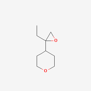 4-(2-Ethyloxiran-2-yl)oxane