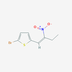 molecular formula C8H8BrNO2S B289142 2-Bromo-5-(2-nitro-1-butenyl)thiophene 