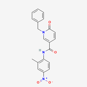 1-benzyl-N-(2-methyl-4-nitrophenyl)-6-oxo-1,6-dihydropyridine-3-carboxamide