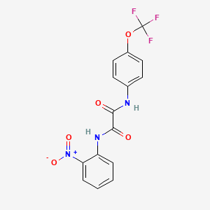 N1-(2-nitrophenyl)-N2-(4-(trifluoromethoxy)phenyl)oxalamide