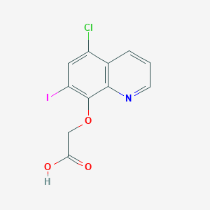 (5-Chloro-7-iodo-quinolin-8-yloxy)-acetic acid