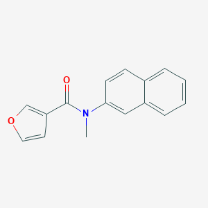 molecular formula C16H13NO2 B289151 N-methyl-N-(2-naphthyl)-3-furamide 