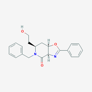 5-benzyl-6-(2-hydroxyethyl)-2-phenyl-5,6,7,7a-tetrahydro[1,3]oxazolo[4,5-c]pyridin-4(3aH)-one