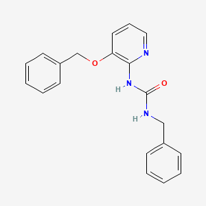molecular formula C20H19N3O2 B2891573 1-Benzyl-3-(3-phenylmethoxypyridin-2-yl)urea CAS No. 1023802-05-2