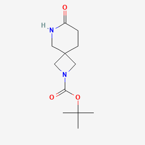molecular formula C12H20N2O3 B2891589 tert-Butyl 7-oxo-2,6-diazaspiro[3.5]nonane-2-carboxylate CAS No. 2287316-05-4