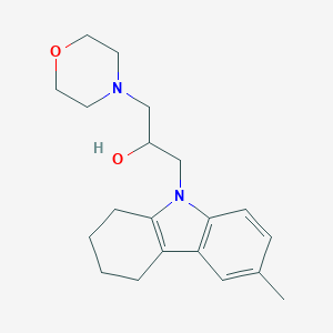 molecular formula C20H28N2O2 B289170 1-(6-Methyl-1,2,3,4-tetrahydro-carbazol-9-yl)-3-morpholin-4-yl-propan-2-ol 