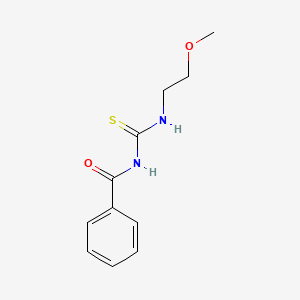 molecular formula C11H14N2O2S B2891776 N-((2-methoxyethyl)carbamothioyl)benzamide CAS No. 392246-69-4