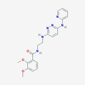 2,3-dimethoxy-N-(2-((6-(pyridin-2-ylamino)pyridazin-3-yl)amino)ethyl)benzamide