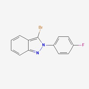 molecular formula C13H8BrFN2 B2891800 3-Bromo-2-(4-fluorophenyl)indazole CAS No. 2281761-79-1
