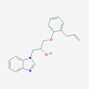 molecular formula C19H20N2O2 B289181 1-(2-Allyl-phenoxy)-3-benzoimidazol-1-yl-propan-2-ol 