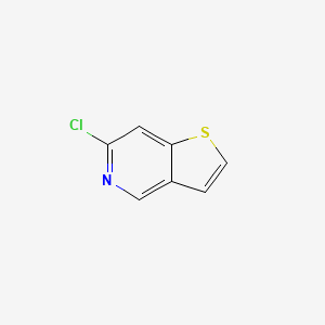 molecular formula C7H4ClNS B2891818 6-Chlorothieno[3,2-c]pyridine CAS No. 1781989-24-9