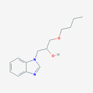 molecular formula C14H20N2O2 B289182 1-(Benzimidazol-1-yl)-3-butoxypropan-2-ol 