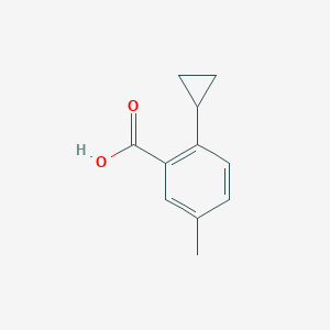 molecular formula C11H12O2 B2891875 2-Cyclopropyl-5-methylbenzoic acid CAS No. 1525520-64-2