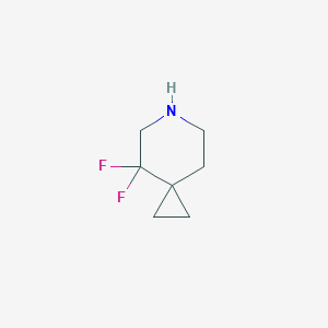 molecular formula C7H11F2N B2891896 8,8-Difluoro-6-azaspiro[2.5]octane CAS No. 1282657-03-7