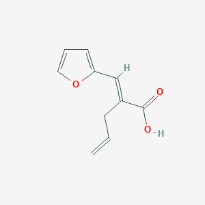 molecular formula C10H10O3 B289190 2-(2-Furylmethylene)-4-pentenoic acid 