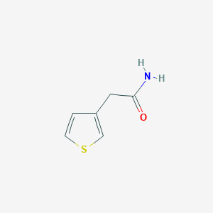 molecular formula C6H7NOS B2891903 2-(Thiophen-3-yl)acetamide CAS No. 13781-66-3