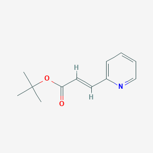 B2891913 (E)-tert-Butyl 3-(pyridin-2-yl)acrylate CAS No. 181517-75-9; 181526-16-9; 342601-67-6