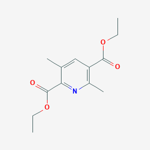 molecular formula C13H17NO4 B289193 Diethyl 3,6-dimethyl-2,5-pyridinedicarboxylate 