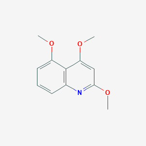 molecular formula C12H13NO3 B289196 2,4,5-Trimethoxyquinoline 