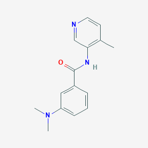 molecular formula C15H17N3O B2891964 3-(Dimethylamino)-N-(4-methylpyridin-3-yl)benzamide CAS No. 2327222-22-8