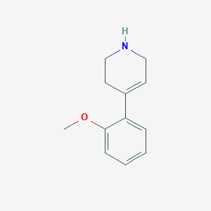 molecular formula C12H15NO B2891969 4-(2-Methoxyphenyl)-1,2,3,6-tetrahydropyridine CAS No. 154422-95-4